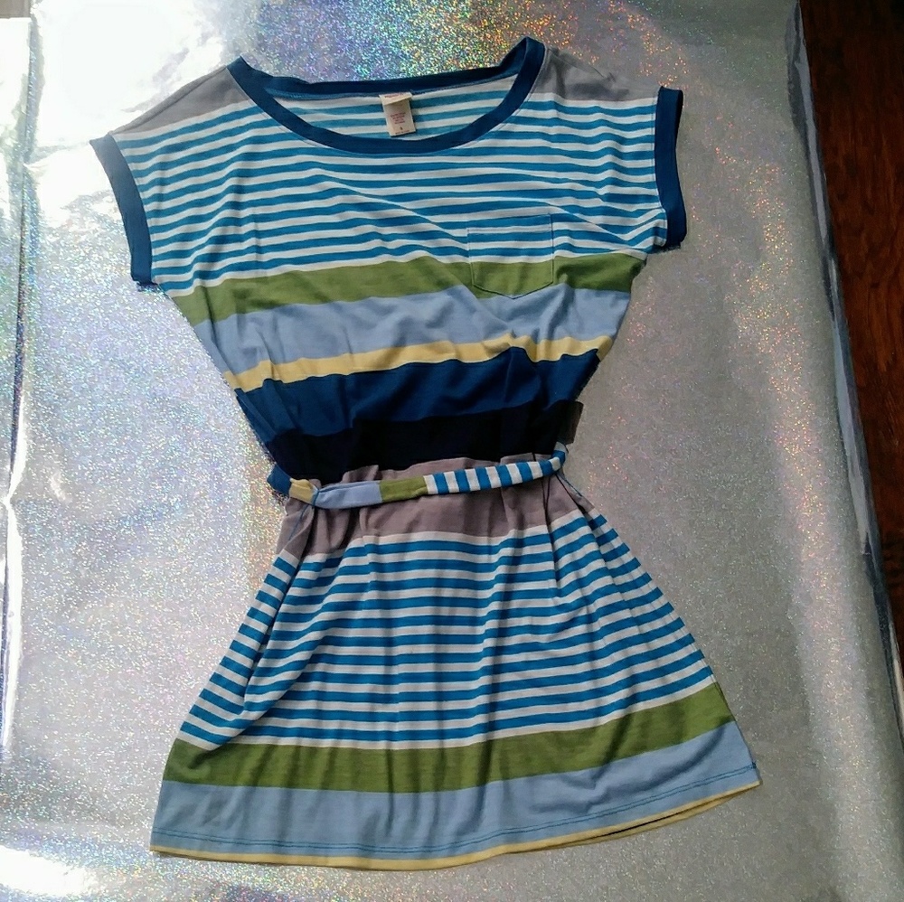 **3 for $9** NWOT Striped T-Shirt Dress/ Tunic